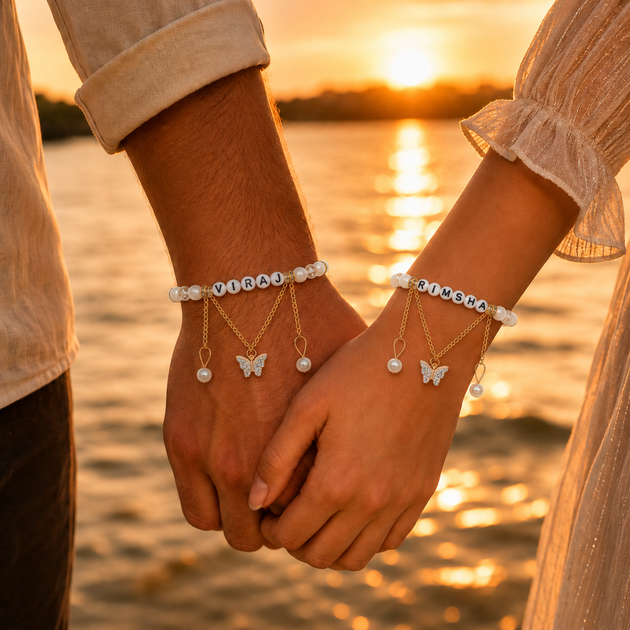 Custom bracelet Butterfly 🦋 Buy 1 Get 1 Free Couple Gift 📦
