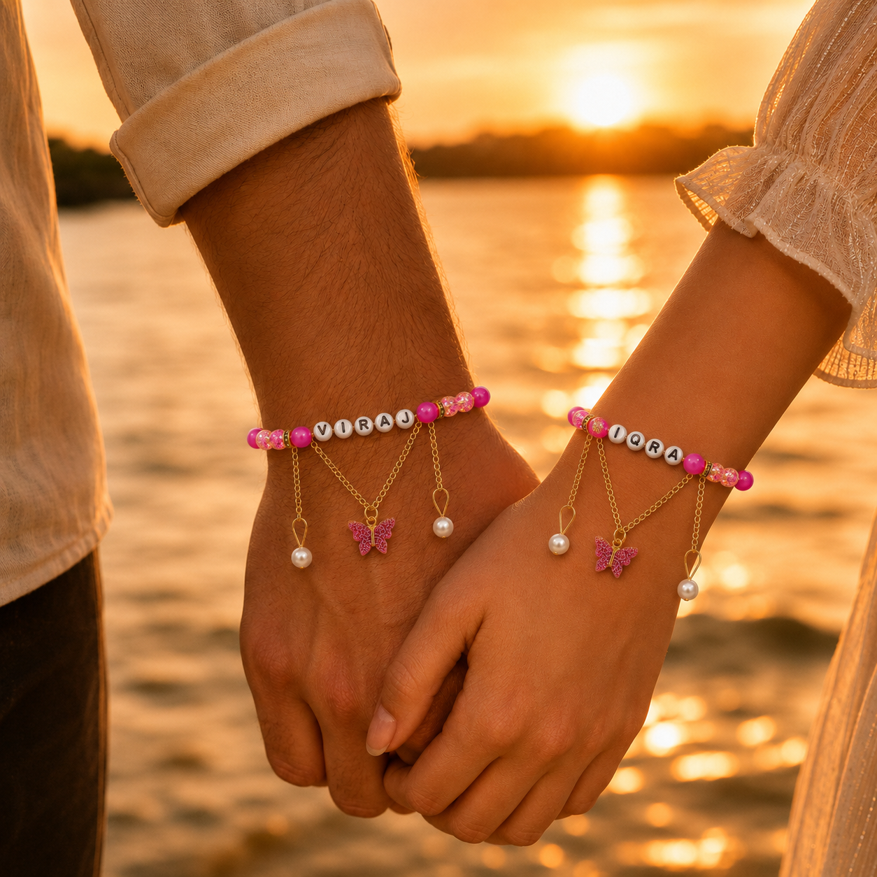 Custom bracelet Butterfly 🦋 Buy 1 Get 1 Free Couple Gift 📦