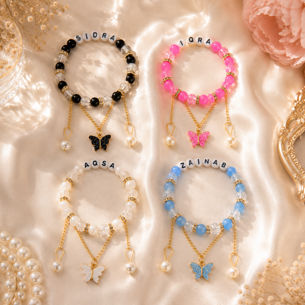 Custom bracelet Butterfly 🦋 Buy 1 Get 1 Free Couple Gift 📦